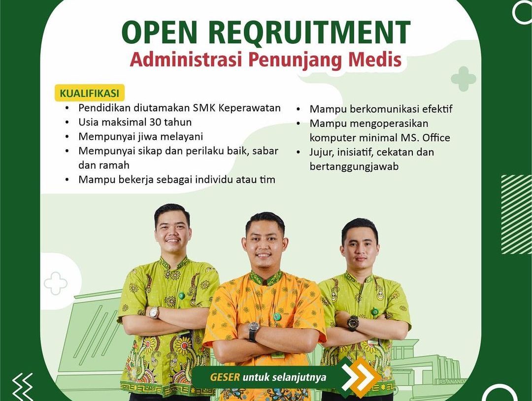 Lowongan Pekerjaan RSU Ananda Purwokerto