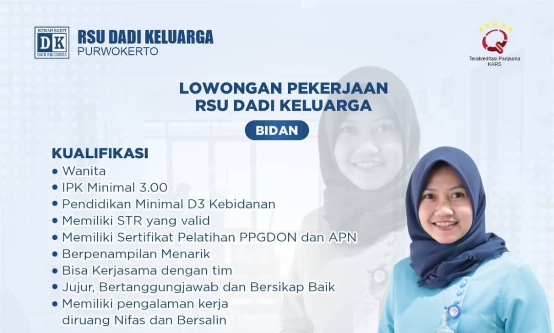 Lowongan Pekerjaan RSU Dadi Keluarga Purowkerto