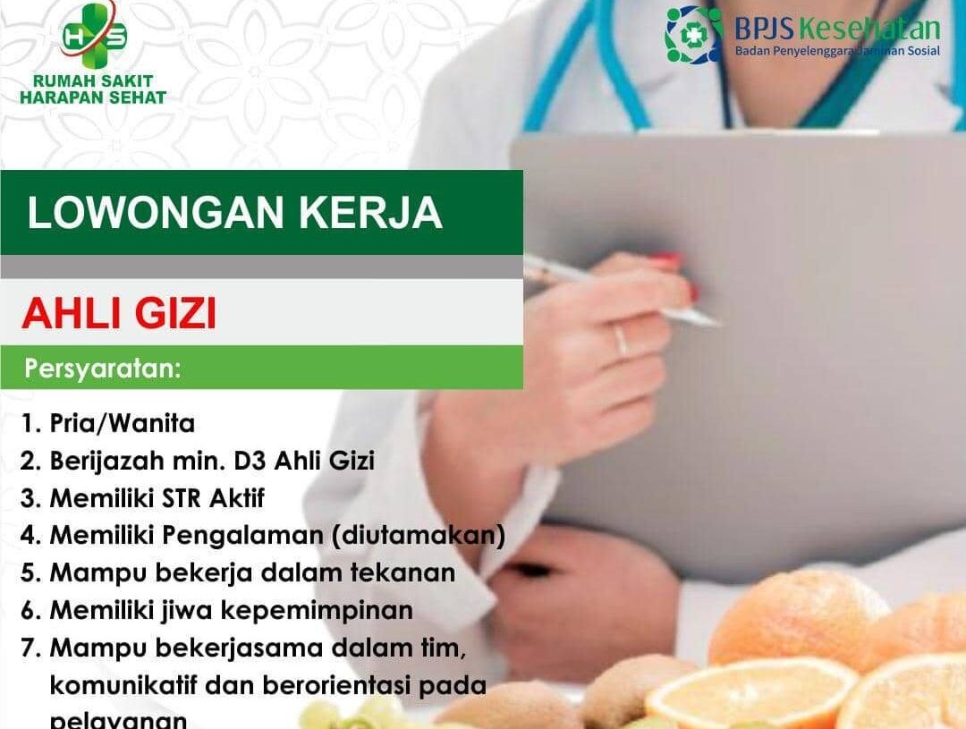 Lowongan Pekerjaan Rumah Sakit Harapan Sehat Bumiayu