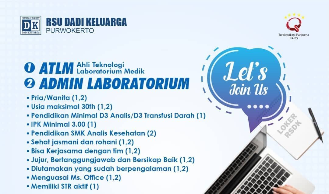 Lowongan Pekerjaan RSU Dadi Keluarga