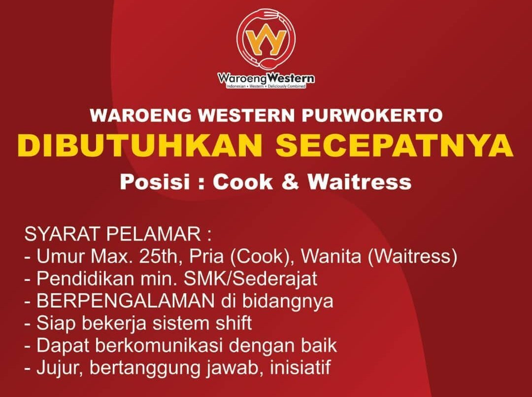 Lowongan Pekerjaan Waroeng Western Purwokerto