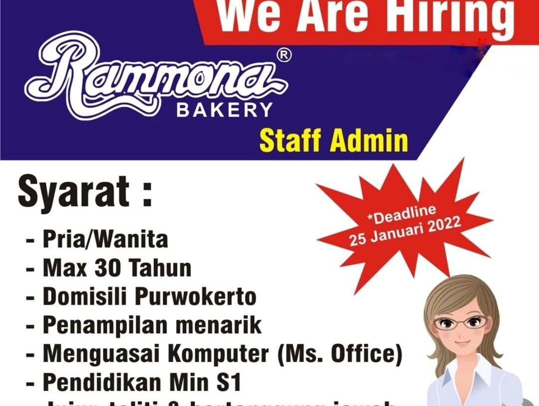 Lowongan Pekerjaan Rammona Bakery Purwokerto