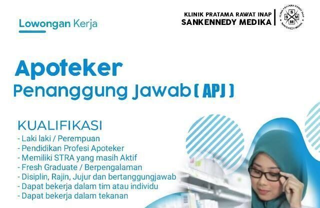 Lowongan Pekerjaan Klinik Pratama Sankennedy Medika