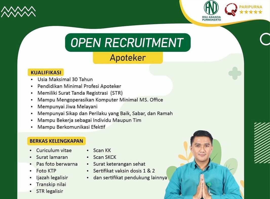 Lowongan Pekerjaan RS Ananda Purwokerto