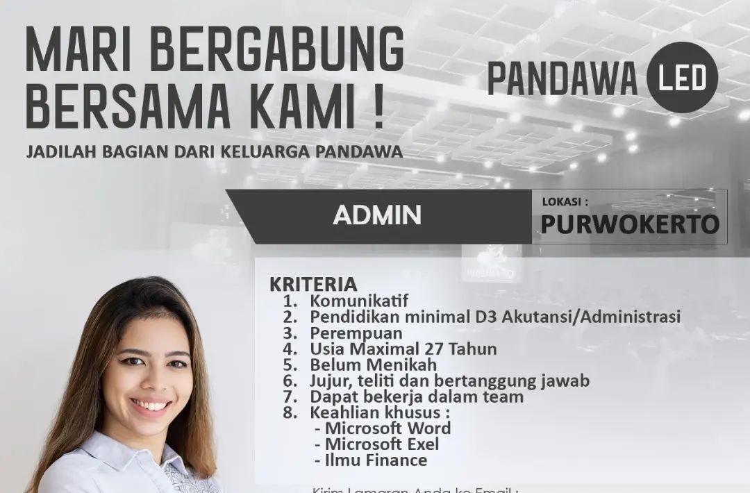 Lowongan Pekerjaan Pandawa LED Purwokerto