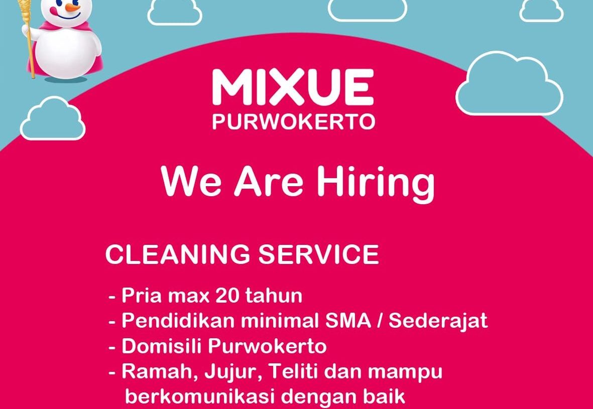 Lowongan Pekerjaan Mixue Purwokerto