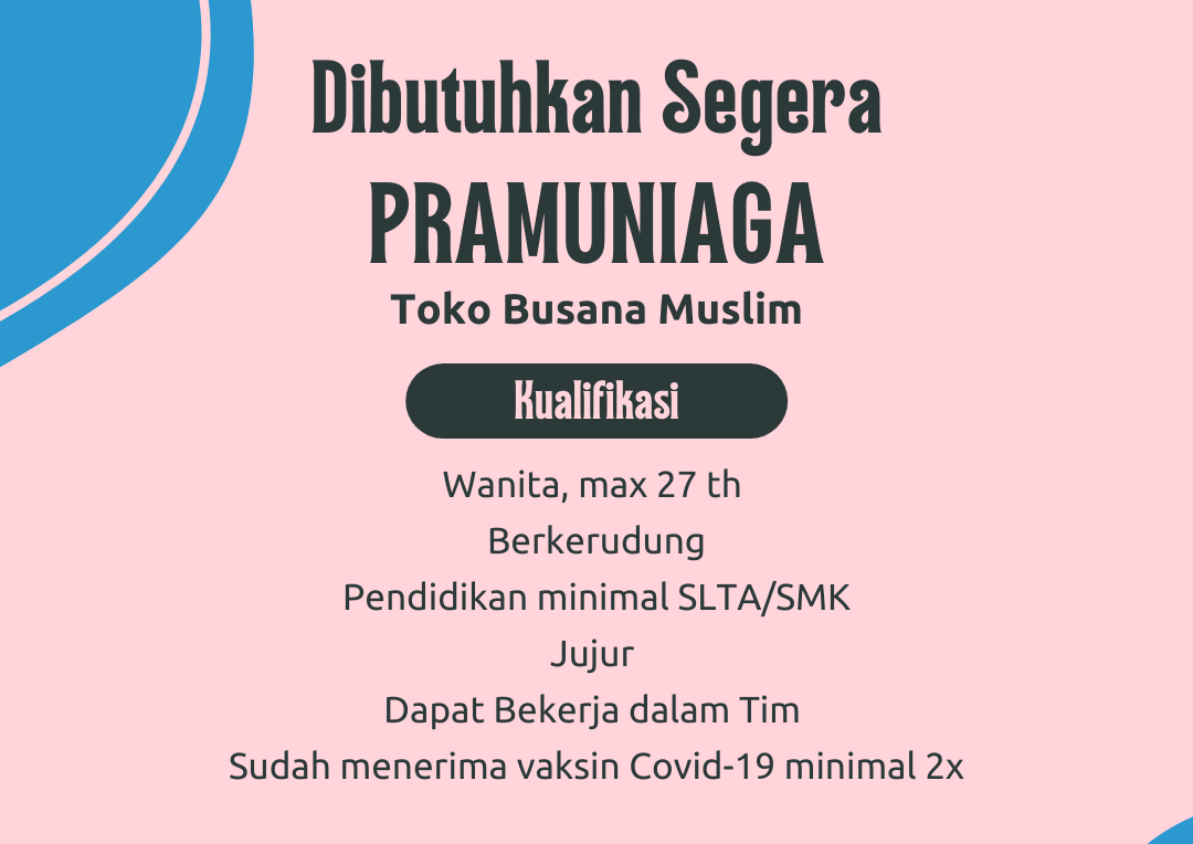 Lowongan Pekerjaan Irbima Collection Purwokerto