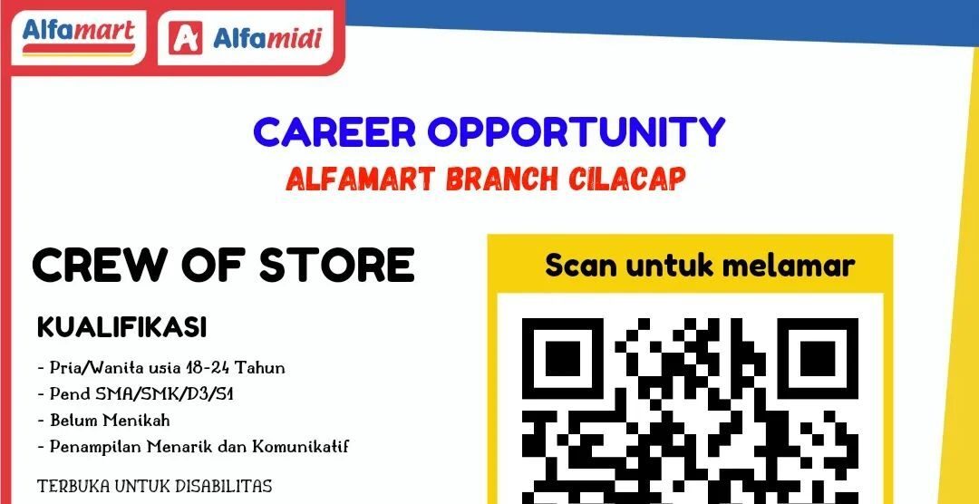 Lowongan Pekerjaan PT Sumber Alfaria Trijaya Tbk (Alfamart Cab.Cilacap)