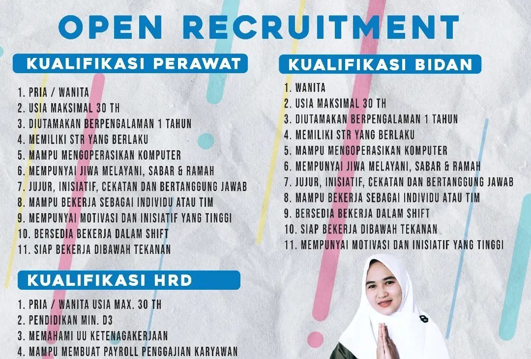 Lowongan Pekerjaan RSU Bunda Purwokerto