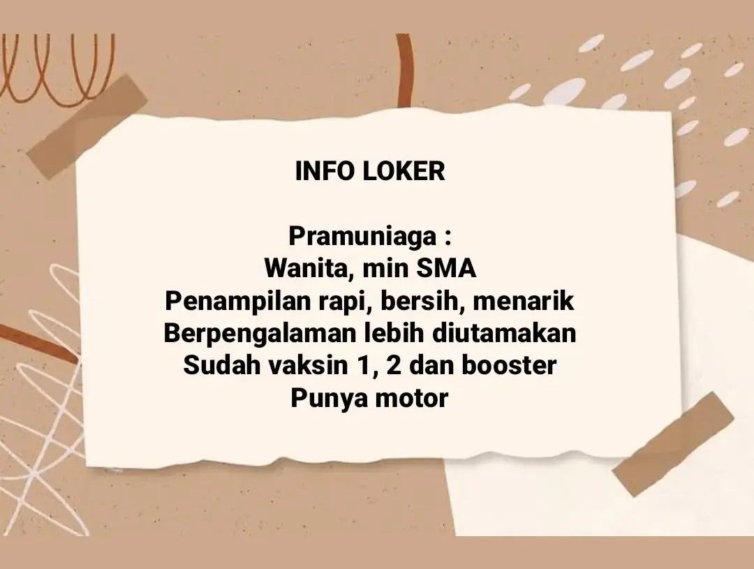 Lowongan Pekerjaan Toko Emas Kartika Purwokerto