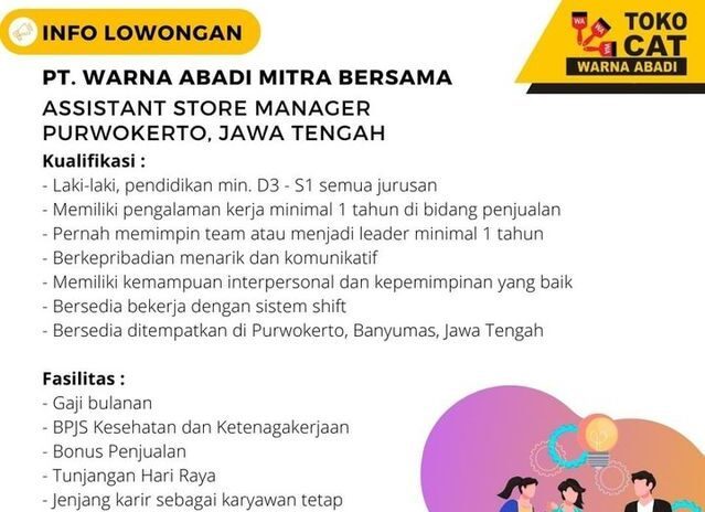 Lowongan Pekerjaan Toko Cat Warna Abadi