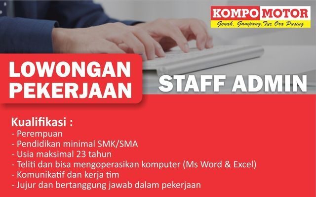 Lowongan Pekerjaan Kompo Motor Purbalingga