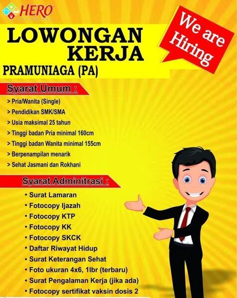 Lowongan Pekerjaan Toko Hero Purwokerto