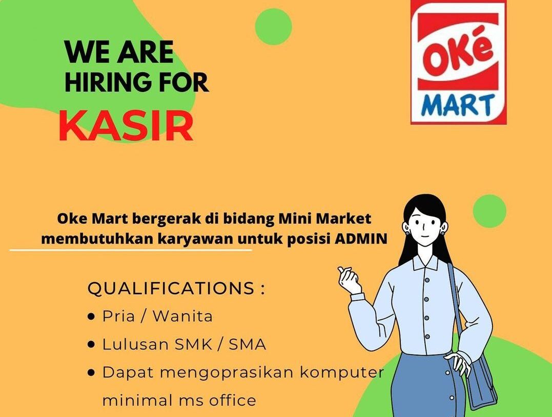 Lowongan Pekerjaan Oke Mart Purwokerto