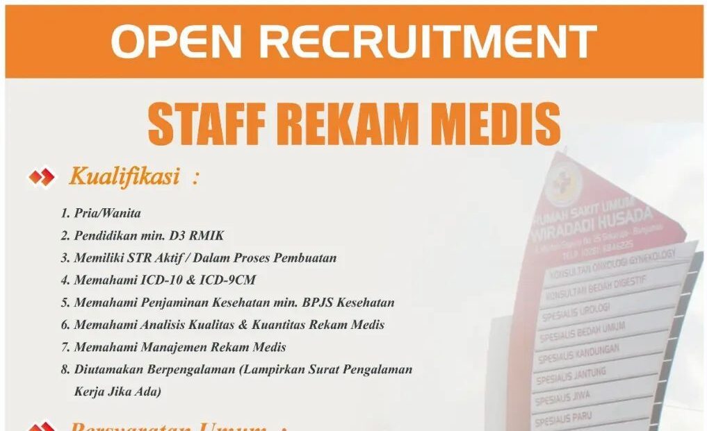 Lowongan Pekerjaan RSU WIradadi Husada Sokaraja