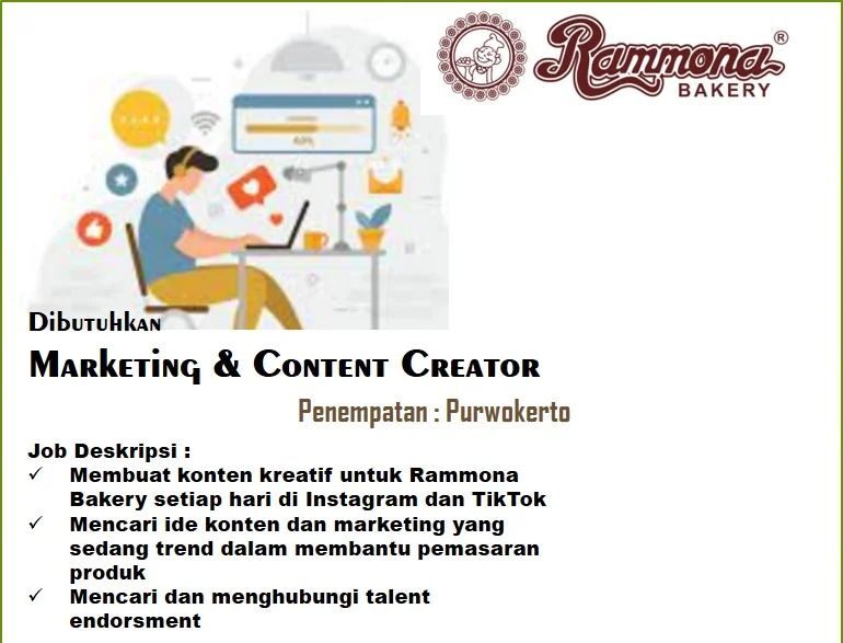 Lowongan Pekerjaan Rammona Bakery Purwokerto