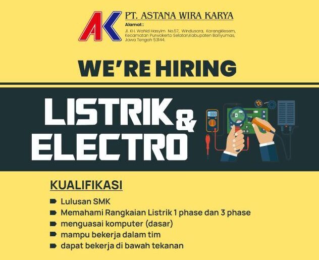 Lowongan Pekerjaan Pt Astana Wira Karya Purwokerto Loker Purwokerto