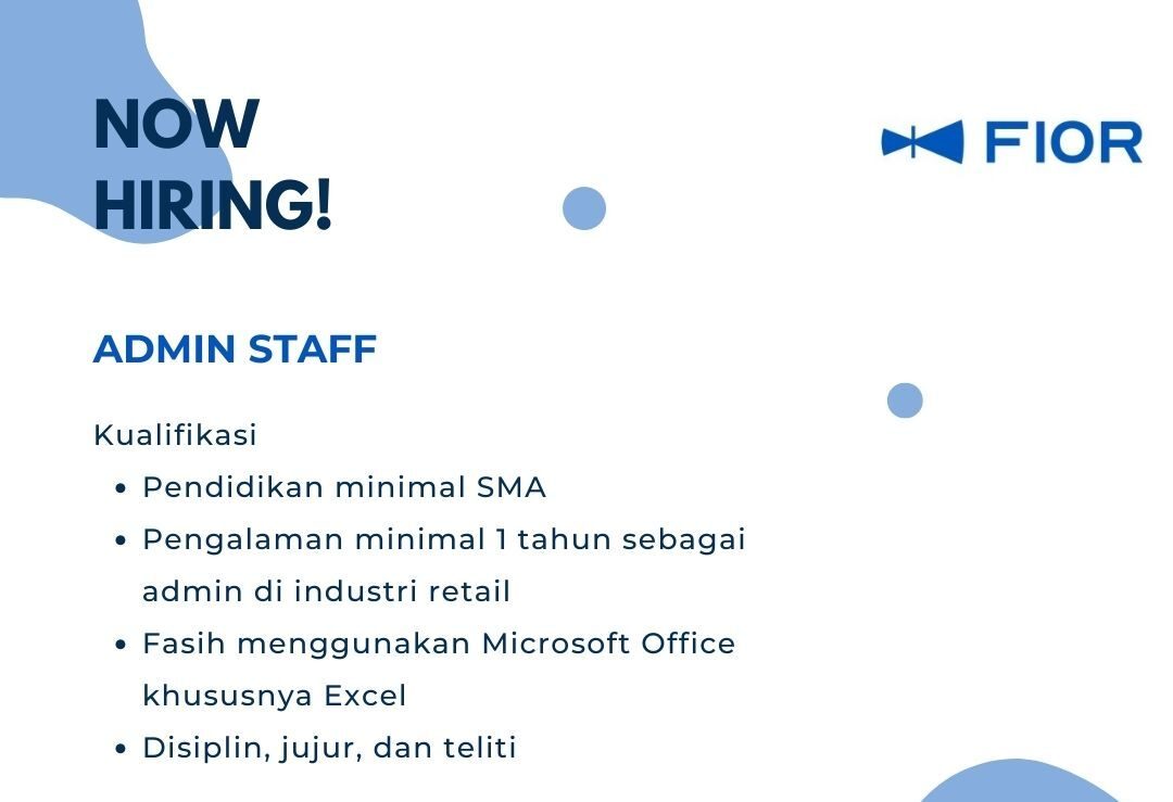 Lowongan Pekerjaan Fior Optik Purwokerto (3 Posisi)
