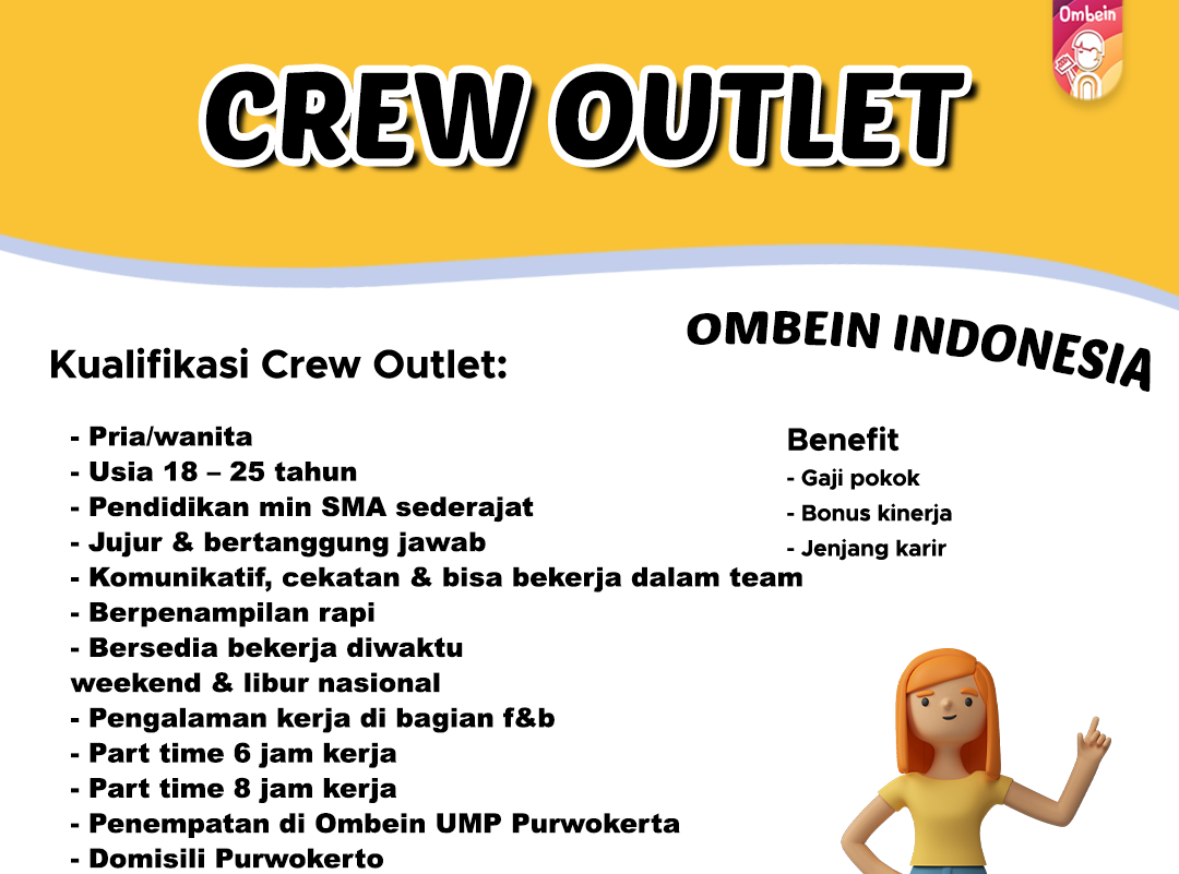Lowongan Pekerjaan Ombein Indonesia